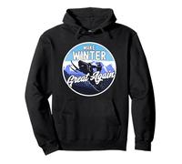 Snowmobile Make Winter Great Again Snow Outdoor Racing Pullover Hoodie