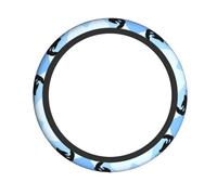 Snowmobile Print Steering Wheel Cover for Auto Trucks SUV