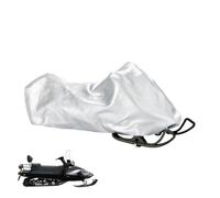 Snowmobile Trailer Cover - Weather Proof Snow Shelter, Sun Blocking Fabric | Extendable Rope Plug, Non-Marking Hood Insert, Winter Sleigh Wrap