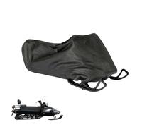 Snowmobile Trailer Cover - Weather Proof Snow Shelter, Sun Blocking Fabric | Extendable Rope Plug, Non-Marking Hood Insert, Winter Sleigh Wrap