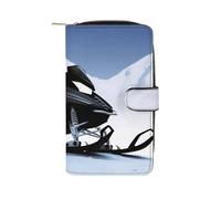 Snowmobile Wallet Multifunctional Wallets for Men Compact Wallet Purse Passport Bag
