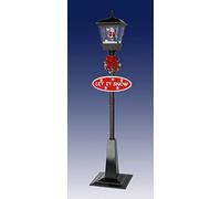Snowmotion Sale - Christmas Traditional Snowing Lampost Black with Santa Feature - Suitable for Indoor & Outdoor Use - Not to be Confused with Cheaper Indoor only use Product - was £125 - Now £100