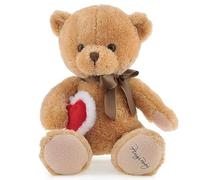 SNOWOLF Bear Stuffed Animal Long Pillow Large Squishy Plush Toys Soft Kawaii Stuff Cuddle Toy Adorable Hugging Pillow for Kids (70cm, brown)