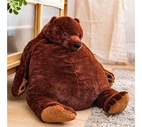 SNOWOLF Giant Simulation 60cm Bear Toy Stuffed Animal Plush Doll Huge Cuddly Brown Teddy Bear for Home Decoration Valentine's Birthday Gift, 23.6in/60cm