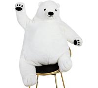 SNOWOLF Giant Simulation 80cm Bear Toy Stuffed Animal Plush Doll Huge Cuddly Teddy Bear for Home Decoration Valentine's Birthday Gift, 31.5in/80cm, White