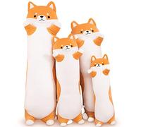 SNOWOLF ShibaInu Long Plush Pillow Cute Stuffed Animal Toy Plush Soft Hug Body Pillow Gift for Kids and Family (ShibaInu,110cm/43.3in)