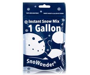 SnoWonder Instant Snow Fake Artificial Snow - Ideal for Making Cloud Slime, Mix Makes 4 Litres of Fake Snow