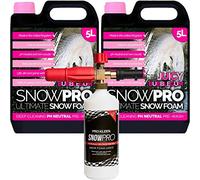 SnowPro Car Snow Foam & Karcher Compatible Snow Foam Lance - Super Thick pH Neutral Foam - The Ultimate Pre Wash Car Detailing Kit (Bubblegum Fragrance, 5 Litres)