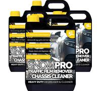 SnowPro Traffic Film Remover and Chassis Cleaner TFR 4 x 5 L - Removes Dirt, Grime, Grease, Oil and Bugs - Multi-Vehicle For Use on Cars, Trucks, Vans, Motorbikes & More