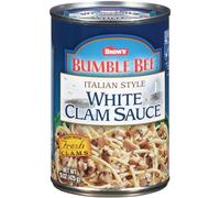 Snow's Italian Style White Clam Sauce 15oz Authentic Italian Clam Sauce Made with Fresh Mussels, Garlic and Spices MSC Certified