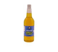 SnowShock 1ltr Slush Syrup - Concentrate Dilute for Ice/Slushy Machine, Flavoured Slushie Maker, Compatible with Ninja Slushie Machines (1000ml, Apple & Mango)