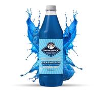 SnowShock Slush Syrup 1L Blue Raspberry | Glycerol Free Slushy Concentrate Dilute for Ice Slushie Machine - Makes 20 Drinks - Refreshing Frozen Drink Mix for Kids Parties, Cafes, Events | Vegan