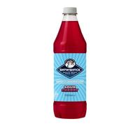 SnowShock Slush Syrup 1L Sour Cherry | Slushy Concentrate Dilute for Ice Slushie Machine - Makes Over 20 Drinks - Refreshing Frozen Drink Mix for Kids Parties, Cafes, Events & Food Vans | Vegan