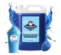 SnowShock Slush Syrup 5L Blue Raspberry | Glycerol Free Slushy Concentrate Dilute for Ice Slushie Machine - Makes Up To 110 Drinks - Refreshing Frozen Drink Mix for Kids Parties, Cafes, Events | Vegan
