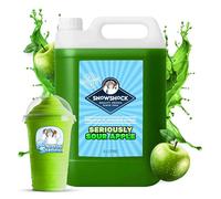 SnowShock Slush Syrup 5L Sour Apple | Slushy Concentrate Dilute for Ice Slushie Machine - Makes Up To 110 Drinks - Refreshing Frozen Drink Mix for Kids Parties, Cafes, Events & Food Vans | 100% Vegan