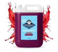 SnowShock Slush Syrup 5L Sour Cherry | Slushy Concentrate Dilute for Ice Slushie Machine - Makes Up To 110 Drinks - Refreshing Frozen Drink Mix for Kids Parties, Cafes, Events & Food Vans | Vegan