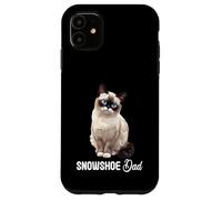 Snowshoe Cats Cat Kitten Snowshoe Dad Case for iPhone 11