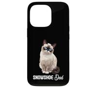 Snowshoe Cats Cat Kitten Snowshoe Dad Case for iPhone 13 Pro