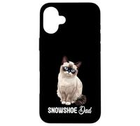 Snowshoe Cats Cat Kitten Snowshoe Dad Case for iPhone 16 Plus