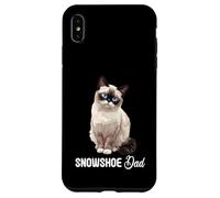 Snowshoe Cats Cat Kitten Snowshoe Dad Case for iPhone XS Max