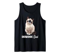 Snowshoe Cats Cat Kitten Snowshoe Dad Tank Top