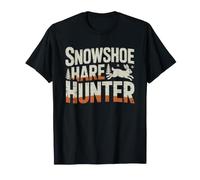Snowshoe Hare Hunter Who Covers Miles Snow Hunting Rabbit T-Shirt