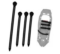 Snowshoe Straps Replacement for MSR Classic Snowshoes Straps Kit Includes 3x12'' and 1x18'' Straps, Adjustable Ski Boot Wraps Ties Compatible with Denali Evo Ascent Snowshoes, PosiLock Bindings