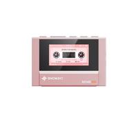 SnowSky/FiiO Echo MINI HiFi Bluetooth MP3 Player, 15Hours Playback, Independent Volume Control with 3.5mm/4.4mm Headphones Outputs (Pink 512M)