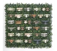 SNOWSTAR Green Grass Claw Clip Organizer Holder, 20x20 inch Hair Clip Stand for Women and Girls, Wall Decor Display