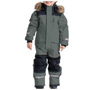Snowsuit 2025 Children's Boys Ski Suit Thermal Ski Overall Winter Warm Snow Overall Windproof Winter Suit with Removable Mud Suit Outdoor Softshell Suit, gray, 2-3 Years