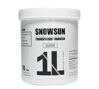 SNOWSUN High-Gloss Varnish for Acrylic Painting, 1L Professional Acrylic Artist's Varnish, Crystal Clear Finish, Non-Yellowing, Non-Toxic, Suitable for Artists, Hobby Painters & Kids