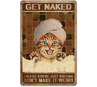 Snowsun Metal Tin Sign Unless You're Just Come to Visiting Don't Let It Weird Signs Vintage Tin Sign Retro Sign Aluminum Signs for Kitchen Home Office Bar Cafe Decor 8x12 Inches