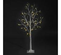 Snowtime 1.2M Birch Tree W/48 Warm White Leds