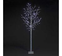 Snowtime 1.2m Birch Tree with 48 Ice White LEDs