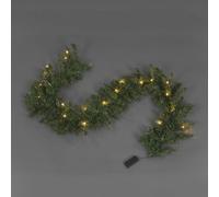 Snowtime 1.8M Pre Lit Garland W/20 Bo Leds Ww