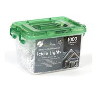 Snowtime 1000 Multi-Coloured Led Icicle Lights