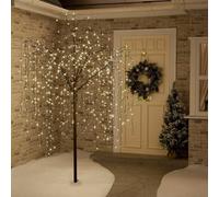 Snowtime 120Cm Weeping Willow Tree With 160 Ice White Leds