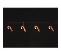 Snowtime 175Cm Infinity Garland W/6 Candy Canes