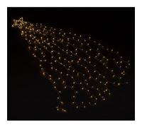 Snowtime 2.5M Shooting Star Curtain With 247 Warm White Leds