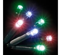 Snowtime 200 Pastel Led Icicle Chaser Lights Multi Function With Timer Indoor / Outdoor