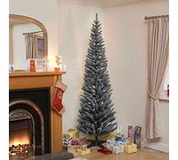 Snowtime 210cm (7Ft) Grey Norway Spruce Slim Christmas Tree with 401 Tips