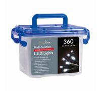 Snowtime 360 Multi-Function Ice White Led Lights With Timer