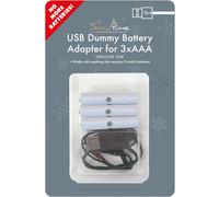 Snowtime 3x AAA Battery Eliminator USB Power Convertor