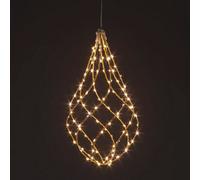 Snowtime 40Cm Iron Water Drop W/112 Leds /rotate Function