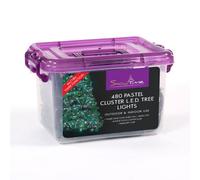 Snowtime 480 Pastel Cluster Led Lights Multi Function With Timer Indoor / Outdoor