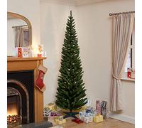 Snowtime 4ft Green Pine Pencil Slim Artificial Tree with 168 Branch Tip (click to see more sizes)