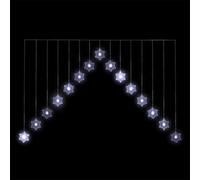 Snowtime 4Ft Snowflake Led Chevron Light Curtain
