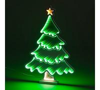 Snowtime 60Cm Infinity Standing Tree W/ Star And Metal Base Od