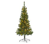 Snowtime Affordable 6Ft Pre-Lit Christmas Tree With 100 Warm White Lights