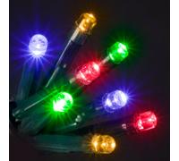 Snowtime Battery Operated 200 Multi-Coloured Chaser Lights